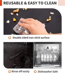 Revêtements antiadhésifs pour le fond du four, grands tapis résistants réutilisables pour grille-pain, cuisinière électrique, cuisinière à gaz, micro-ondes, grills à gaz - Product Image 4