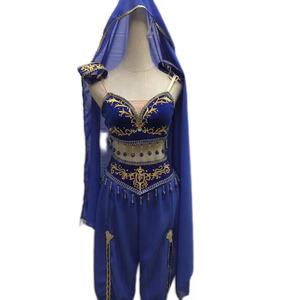 Bayadere dans kostümleri kadınlar özelleştirilmiş arapça stil hint göbek kostümleri çocuk profesyonel dans göbek kostümleri - Product Image 2