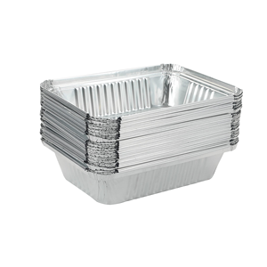 Different Size of Aluminum <b>Foil</b> <b>Container</b> Disposable Aluminum Pans with Plastic Lid Food Storage for Restaurants Parties Kitchen - Product Image 4