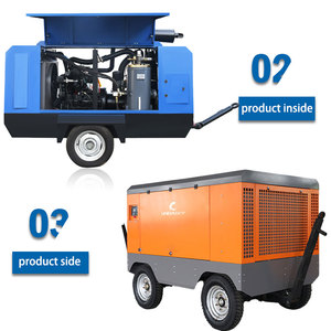 Máy Nén Khí Trực Tiếp Điều Khiển Bằng Động Cơ Diesel Máy Nén Khí Lặn Di Động Ce Được Chấp Thuận - Product Image 4