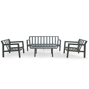 Ensemble de patio en aluminium, meubles d'extérieur de villa, cadre en aluminium, canapé de jardin, <span class=keywords><strong>palette</strong></span> d'oreillers - Product Image 2