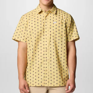 Sudadera con capucha de camuflaje estilo cola de pez Bali, camisa de pesca con botones personalizable de la mejor calidad con protección solar UPF 50. - Product Image 1