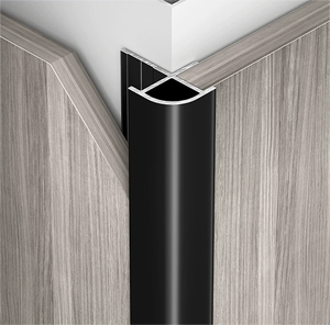 Hợp kim nhôm tròn bên ngoài góc TRIM cho gạch và tích hợp tường Panel ARC chuyển nửa vòng tròn cạnh - Product Image 4