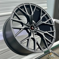 Jantes forgées VeroX 1 pièce, finition gris mat, multi-rayons, en alliage, compatibles avec BMW, Mercedes-Benz, Audi, Porsche, Tesla Model S, Model X