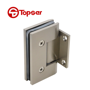 90 độ tường để Glass bản lề cho Glass trượt cửa phòng tắm bản lề 100 mét solid brass ngắn trở lại tấm vòi hoa sen bản lề - Product Image 6