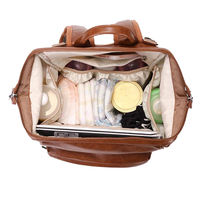 BSCI usine étanche à l'humidité tire-lait sac à dos PU couche sac à couches pour le travail de la mère en plein air bébé allaitement et sac à langer
