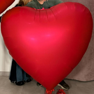 60-Zoll Große Rote Herzförmige Partyballons für Hochzeit Verlobung Jubiläum Valentinstag Dekoration für Hochzeitsfeier - Product Image 1