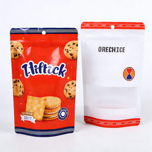 Sacchetto di Sicurezza Personalizzato Minfly con Logo Stampato e Chiusura a Zip per Alimenti per Bambini, Cibo Congelato 200g, PVC di Alta Qualità, Noci e Semi Biologici, Cibo per Animali - Product Image 2