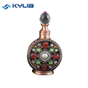 12ml Arabia India Style Alloy Fragrance Empty Perfume Bottles Manufacturer