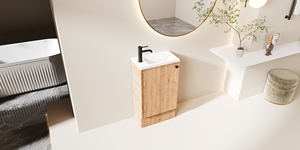 Armoire de salle de bain moderne <span class=keywords><strong>MEBO</strong></span>, sur pied, pour chambre, salle à manger, villa et hall - Product Image 3