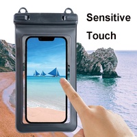 Étui de téléphone portable étanche IPX8 Yuanfeng pour le sport, respectueux de l'environnement, avec écran de 7 pouces, en PVC, pour la natation, sac de rangement pour téléphone portable