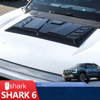 Pour BYD Shark 6 : Cache de ventilation de capot, garniture décorative, panneau ABS moulé par injection, accessoires de mise à niveau extérieure, 1 pièce