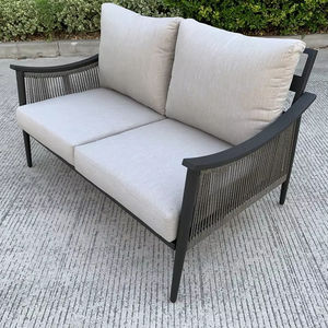 Conjunto de muebles de exterior de estilo moderno y personalizado al por mayor, sofá de lujo a la moda impermeable para jardín, balcón, hotel, granja, terraza - Product Image 5