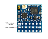 Récepteur PWM MATEK ELRS-R24-P6 EXPRESSLRS 2.4G 6CH ExpressLRS 3.0 avec détection de tension VBAT pour avion RC, aile fixe, drone FPV