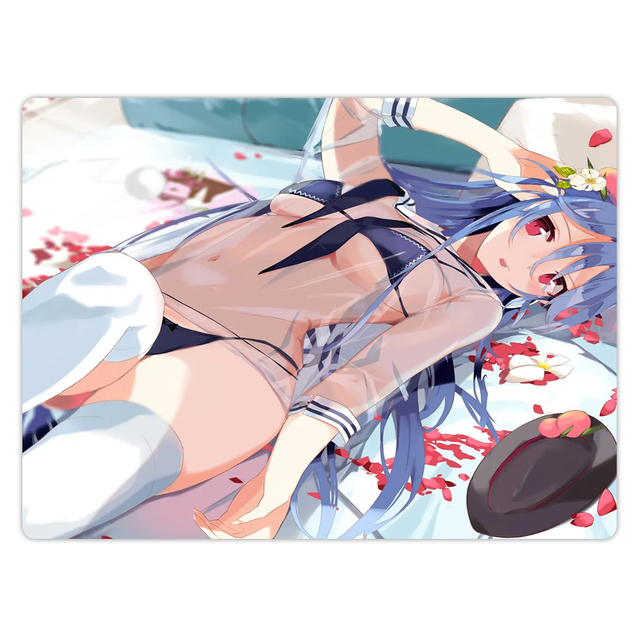 Non Slip Mouse Pad Sublimation Anime Pattern Gaming Pretty Funny Mouse Pad Non Slip Custom Big Small Size Breast Mousepads