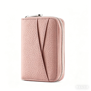 Simple Genuine <b>Leather</b> Organ Card Bag Light Luxury High-end Feel Multi Slot RFID Coin Purse Large Capacity Lightweight Wallet - Product Image 6