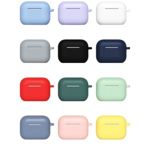 AirPods 3 Protective Case Silicone Anti Shock Matte Finish With Carabiner For Apple Wireless Earphones - Product Image 2