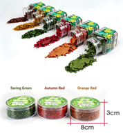 Modèle miniature de feuilles d'arbre multicolores, matériel de simulation, accessoires pour diorama, micro-paysage, scène DIY