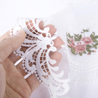 Table à manger broderie artisanat napperon Style européen dentelle isolation plaque tapis Anti-brûlure macramé dessous de verre tapis de Table