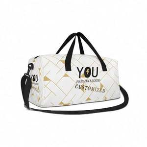 Sac de voyage pliable léger en nylon à grande capacité avec logo personnalisé, idéal pour le sport, le yoga et le rangement de vêtements - Product Image 5