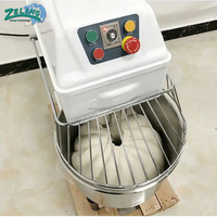 Mixer Spiral Industri 40L ZL-L40 Kapasitas Adonan 16kg Kontrol Timer Otomatis Mesin Pengaduk Adonan Stainless Steel untuk Toko Roti