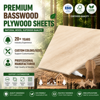 Láminas de Madera Contrachapada de Pawlonia/Álamo sin Acabado, Tablero de Madera Cortado con Láser para Rompecabezas de Madera 3D, Manualidades Hechas a Mano, Modelado