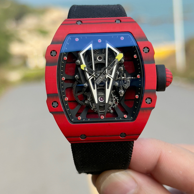 High-end Luxury Mechanical Watch Movement, Nylon Watch, Carbon Fiber, Sapphire, Business Casual Scratch-resistant Wristwatch