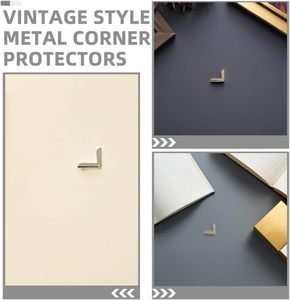 Protector de Esquinas para Maletas, Joyeros, Cubiertas de Libros, Álbumes y Diplomas, Protector Metálico para Bordes - Product Image 3