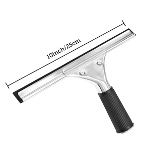 Chất Lượng Cao Thương Mại Công Nghiệp Hộ Gia Đình Cao Cấp Xách Tay Thép Không Gỉ Cửa Sổ <span class=keywords><strong>Squeegee</strong></span> Với Lưỡi Cao Su Để Làm Sạch - Product Image 2
