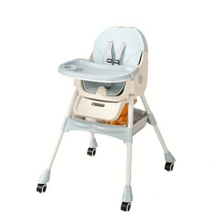 Xách Tay Nhà Đa Chức Năng Trẻ Em Bàn Ăn Ghế Nhựa Bé Ăn Ghế Bánh Xe An Toàn Cho Nhà Sử Dụng Bán Buôn - Product Image 1