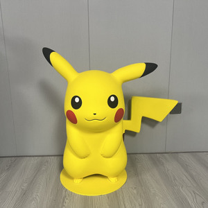 Hecho a mano famosa escultura de fibra de vidrio decoración de dibujos animados 1:1 figura <span class=keywords><strong>Pika</strong></span> Chu estatua de resina para decoración del hogar - Product Image 3