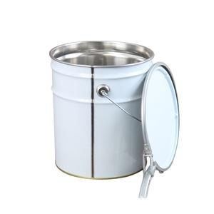 18 Liter 20 Liter Paint Metal <b>Tin</b> <b>Bucket</b> with Hoop Lid - Product Image 1