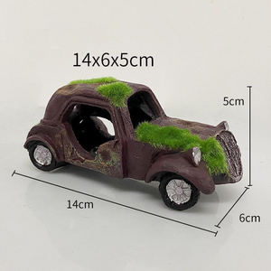 Decorazioni per Acquario, Ornamenti in Resina Creativi a Forma di Auto Classica - Product Image 1