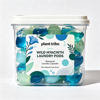 Lessives en capsules hydrosolubles Bluebell, parfum floral élégant, élimination des taches tenaces, parfum longue durée, perles de lessive