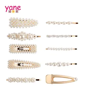 Women Clips Fashional Hair Accessories About Acid And Pearl Hair Clip For Women