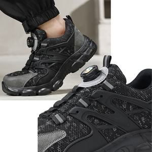 تخفيضات كبيرة على أحذية السلامة للرجال تنفس إصبع القدم الصلب لحام من شبكة نعل حماية نعل علوي للرجال والنساء - Product Image 3