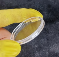 Personnalisé 31.5mm SKX 007 Pièces Double Dôme Avec Biseau Chapeau AR Transparente De Revêtement Optique Montre Saphir Cristal En Verre À Vendre