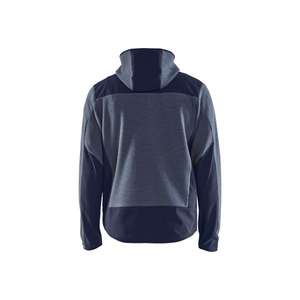 BLAKLADER-Veste tricotée 594025368286XXXL Softshell Blue/Dark Navy-VESTES DE TRAVAIL EAN 7330509802601 - Product Image 2