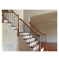Balustrade décorative en fer forgé de style victorien pour escalier éléments en fonte personnalisés balustrade en fer forgé de balcon