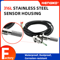 Sonde filetée en acier inoxydable HENGKO HT607 RS485 Modbus, transmetteur de capteur d'humidité et de température -20 à 80°C ℃