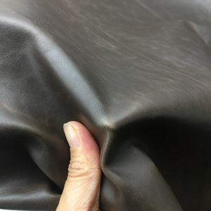 Cuir PU <span class=keywords><strong>Crazy</strong></span> Horse imperméable et élastique, fini pour chaussures, sacs à main, meubles et textiles de maison - Product Image 3