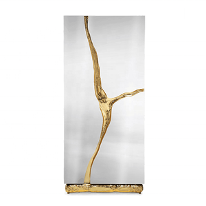 Mueble <span class=keywords><strong>Bar</strong></span> Esquinero de Acero Inoxidable Boca Do <span class=keywords><strong>Lobo</strong></span> Design, Elegante Vinoteca de Madera Blanca para el Hogar o Hotel, Mueble para Sala de Estar - Product Image 1