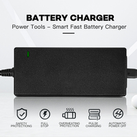 Adaptateur d'alimentation CC 42V 2A, ignifuge, 84W, RCA 8mm, pour trottinette électrique Ninebot ES1 ES2 ES4, chargeur de batterie Li-ion pliable