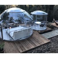Casa Domo de Policarbonato, Iglú Transparente para Glamping, Carpa Burbuja Inflable