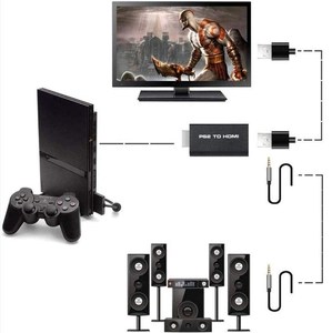 Convertidor de <span class=keywords><strong>PS2</strong></span> a <span class=keywords><strong>HDMI</strong></span>, Adaptador de Video y Audio HD para Sony PlayStation 2 - Product Image 5