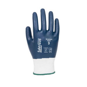 Revestimiento de revestimiento de poliéster de 13G con nitrilo completo, resistente al agua, resistente al aceite, guantes seguros para el trabajo, EN388, guantes de jardín y equipo de protección - Product Image 2