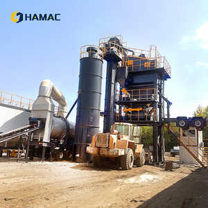 Planta Mezcladora de Asfalto de 160t/h de Diseño Industrial, Nueva Mezcla por Lotes para la Construcción de Carreteras, Industrias Manufactureras, Disponible para la Venta - Product Image 1