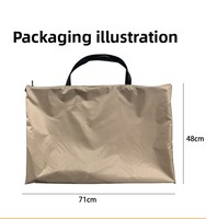 Tente de protection latérale pour voiture en tissu Oxford et alliage d'aluminium, professionnelle, pour le camping hors route, pare-soleil, imperméable et anti-UV