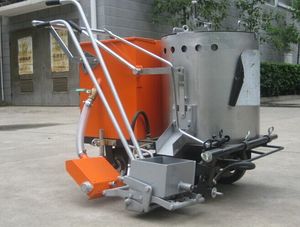 Hand Push Thermoplastic Road Marking Machine Integrated Melting Line <strong>Painter</strong> for Highway Parking <strong>Lot</strong> Construction - Product Image 3