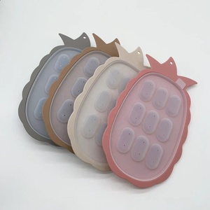 <span class=keywords><strong>Bac</strong></span> à glace en silicone sans BPA pour bébé et bambin avec couvercle pour <span class=keywords><strong>lait</strong></span> <span class=keywords><strong>maternel</strong></span> moule à sucettes de dentition - Product Image 1